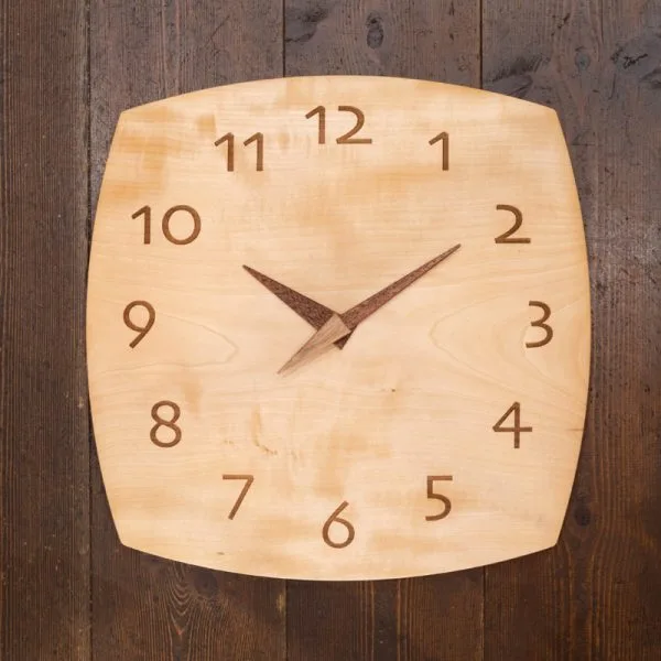 オリーブの葉♡大型掛け時計♡海外輸入完売品 丸時計24cm 樺 | BlueLeaf（ブルーリーフ）｜飛騨高山の木工専門店