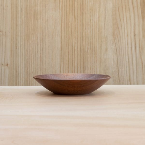 六寸皿 ブラックウォールナット