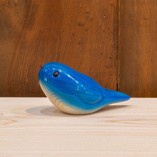 小鳥のオブジェ ルリビタキ