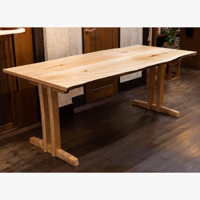 ブックマッチテーブル 栃