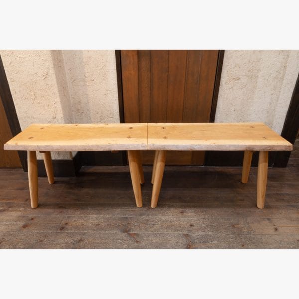 一枚板ベンチ 山桜